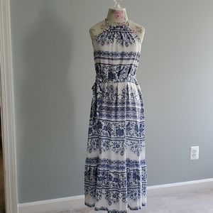 Loft Garden Halter Maxi Dress